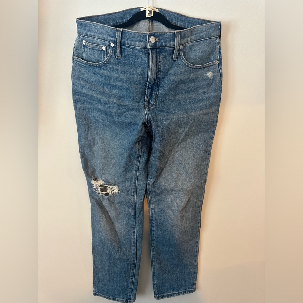 Madewell Blue Distressed Women Jeans